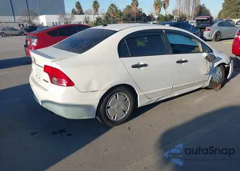 2006 Honda Civic Hybrid z USA, uszkodzony, nr VIN JHMFA36256S016207